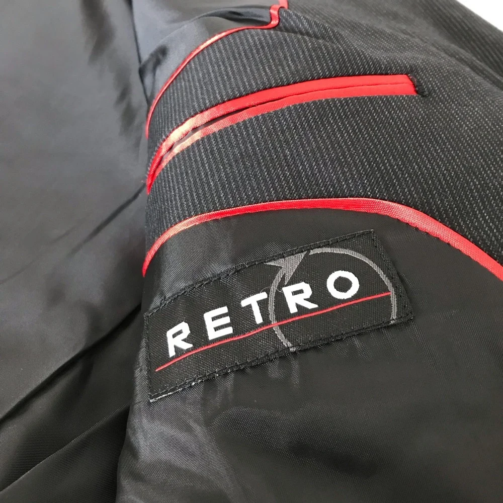Retro Brand Dark Gray Men’s Suit Jacket
